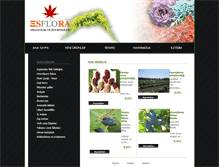 Tablet Screenshot of esflora.com